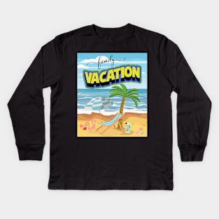 Family Vacation Kids Long Sleeve T-Shirt